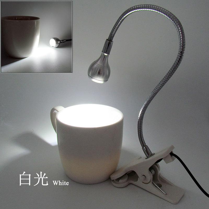 Shuaicai 5 V 3 wát LED USB Kẹp Để Bàn Với Linh Hoạt Cổ Ngỗng Dễ Thương Giường Đèn Trang Trí Bảo Vệ Mắt