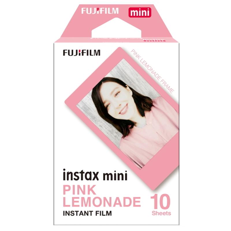 Fujifilm Instax Mini Pink Lemonade Instant Films – 10 Sheets