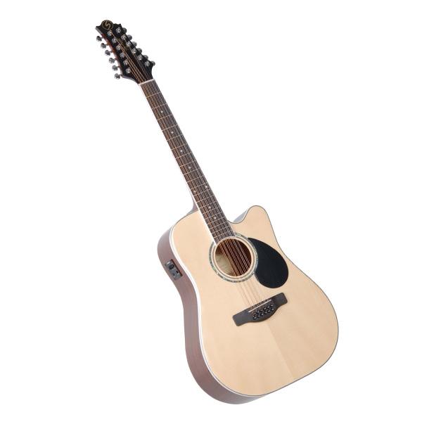GREG BENNETT GD112SCE 12 Strings Acoustic-Electric Guitar 41 inch