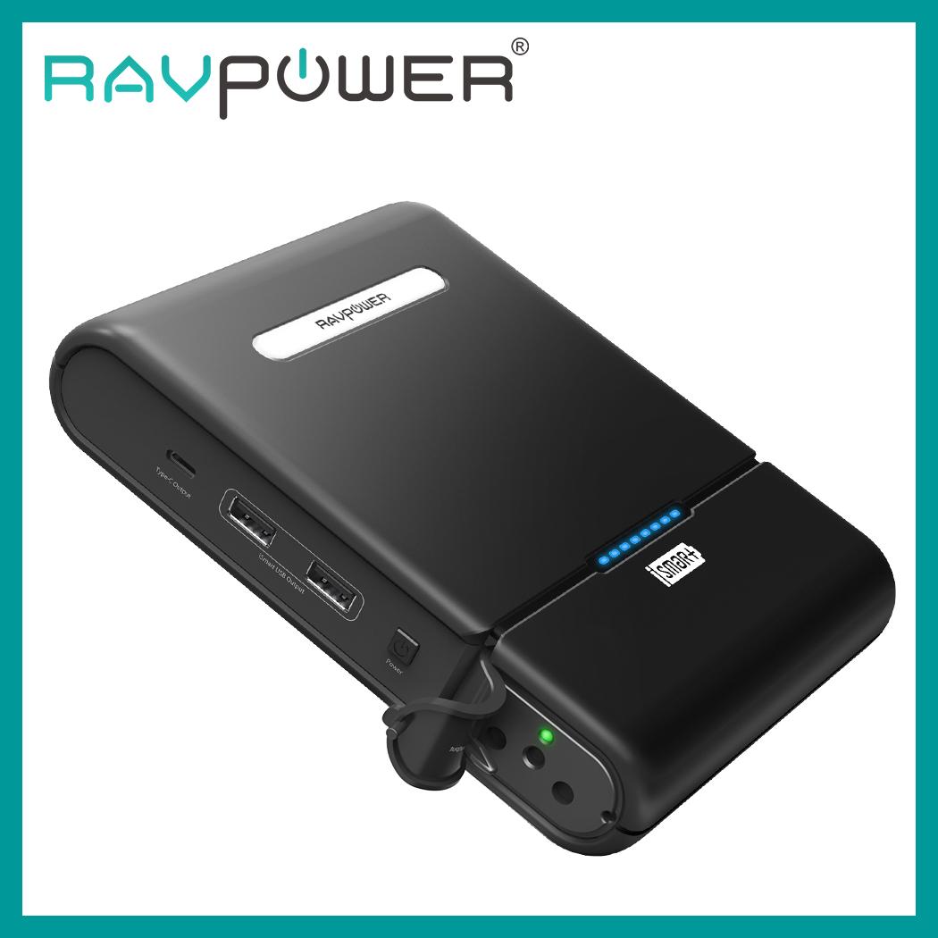 RAVPOWER 27000mAh Power Bank with 100W AC Outlet [RP-PB055]