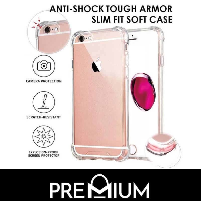Anti-Shock Tough Armor Slim Soft Case For Xiaomi Mi Max 2 – Clear