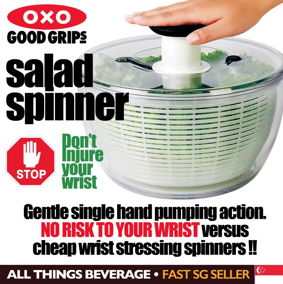 OXO Good Grips Large Salad Spinner - 6.22 Qt. - Review 
