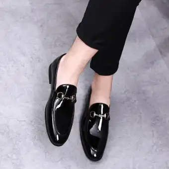 mens black business casual shoes