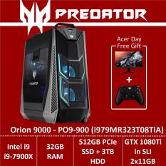 Predator Orion 9000 PO9-900 (i979MR323T08TiA) Gaming Desktop – Intel Core i9-7900X processor with NVIDIA GeForce GTX 1080Ti in SLI – Free KG271 Monitor + Xbox Wireless Controller