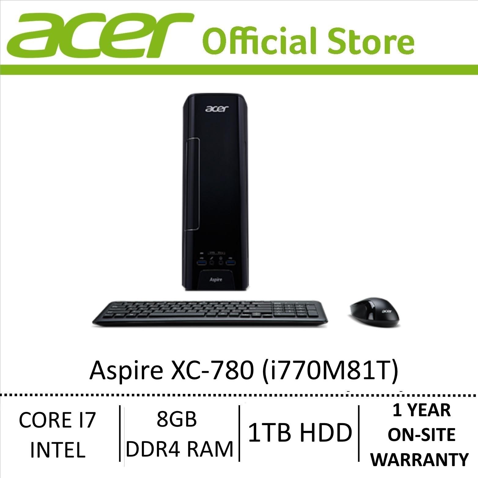 Acer Aspire X Aspire XC-780 (i770M81T) Core i7 Mini PC/Desktop