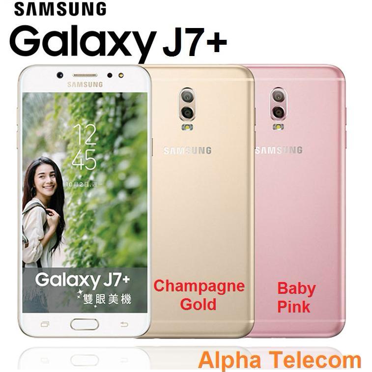 Samsung Galaxy J7 Plus (4GB/32GB) Singapore Warranty Set {FREE Samsung microSD EVO 64GB} BRAND NEW-UNSEAL