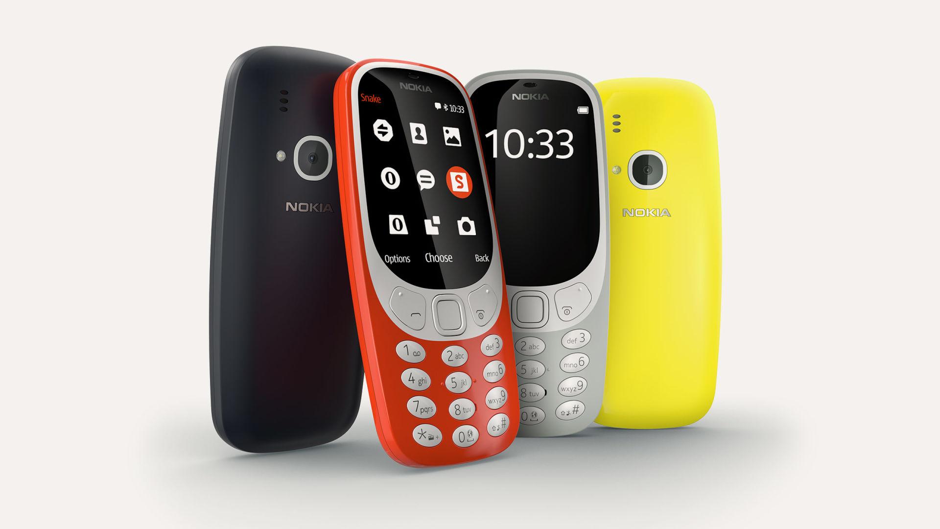 Nokia 3310 New Model 3G Bluetooth Free (Export)