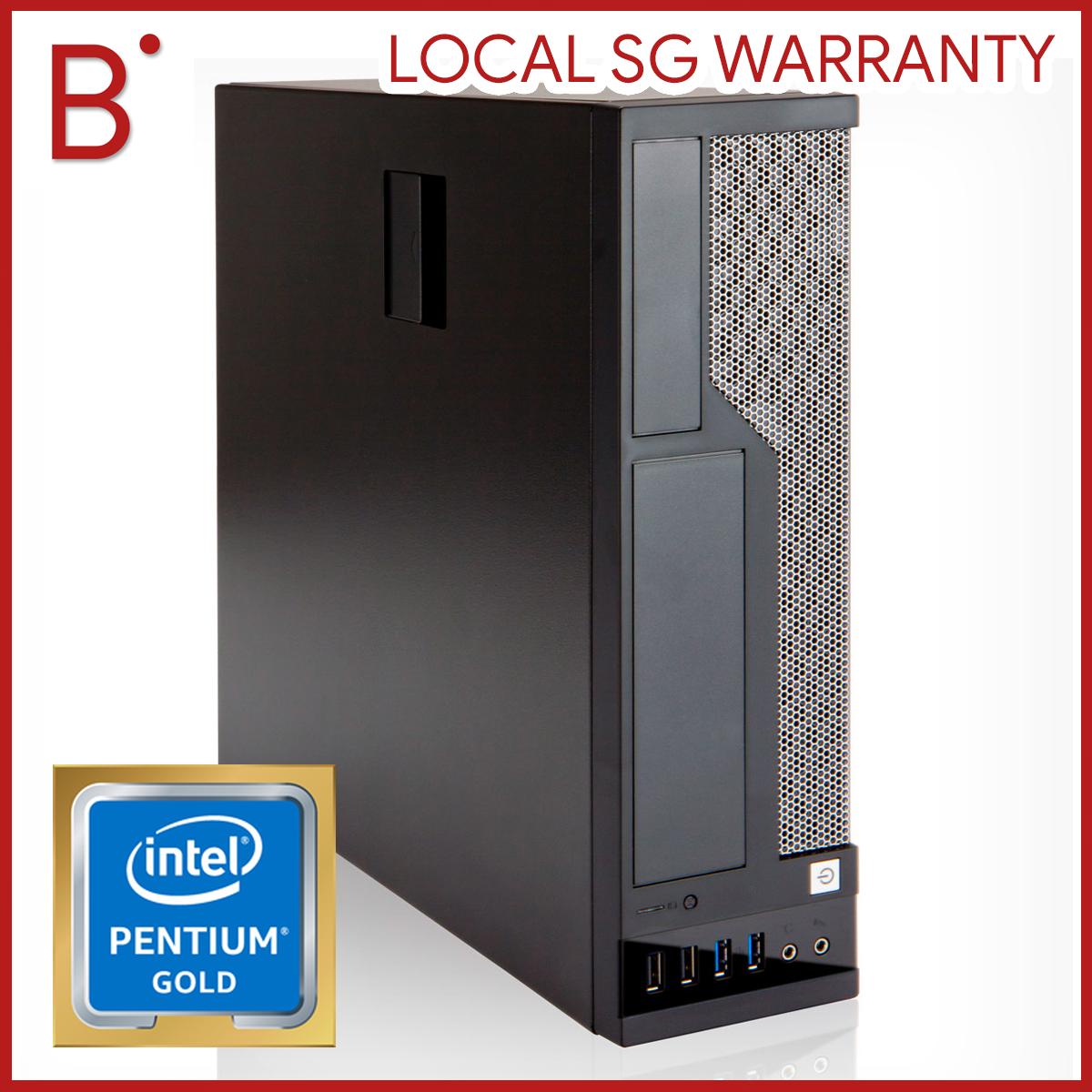 Intel 8th Gen PC, 4K HDMI, G5400 Gold CPU, 1TB, HD Graphics, Small Form Factor Desktop