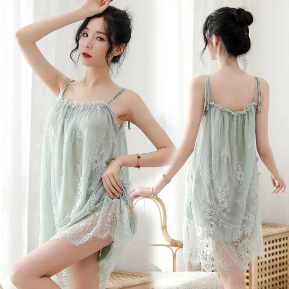 Váy ngủ 2 dây ren xinh xắn