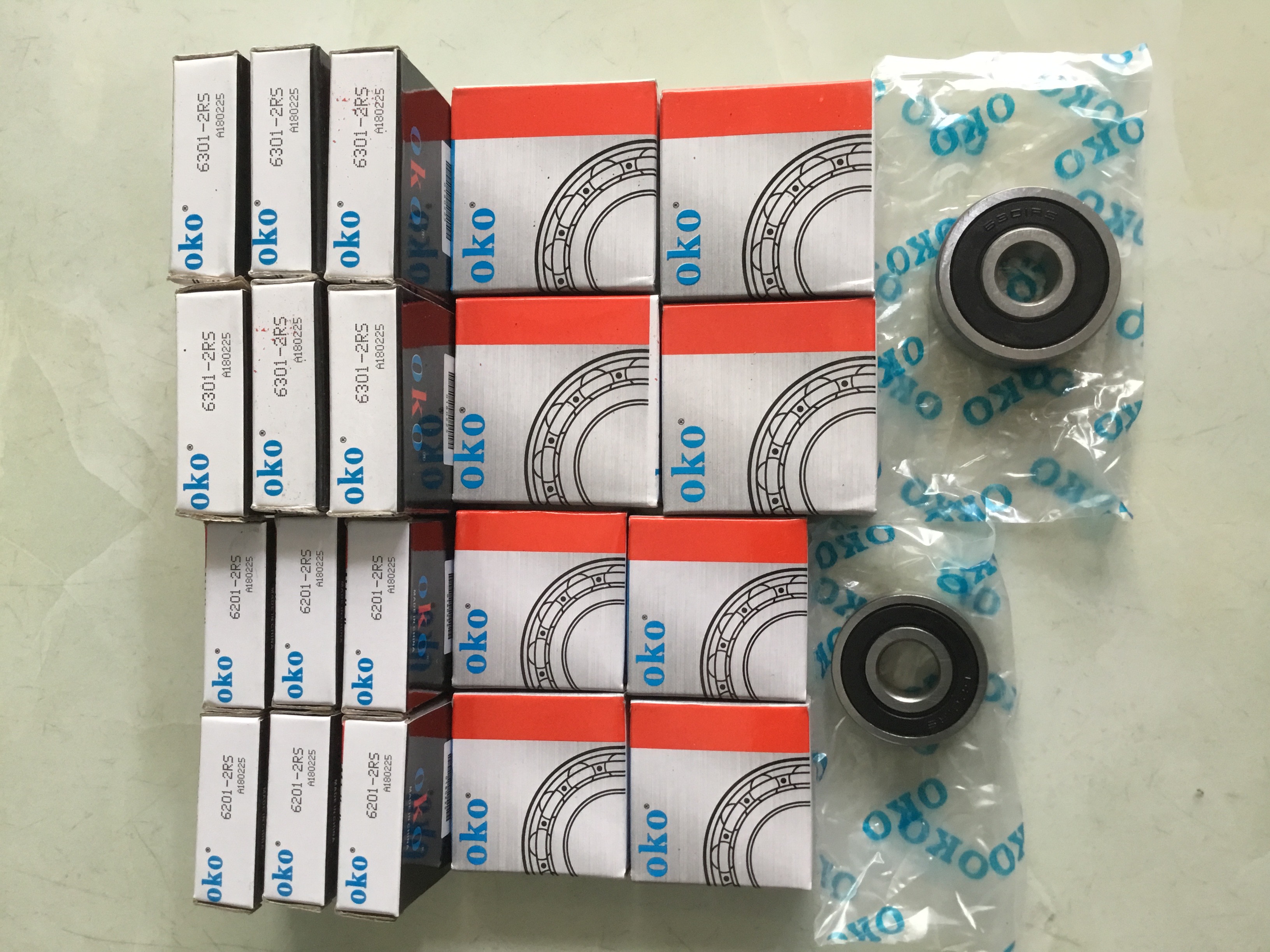 Bạc đạn OKo  vòng bi 6201-6301-2RS