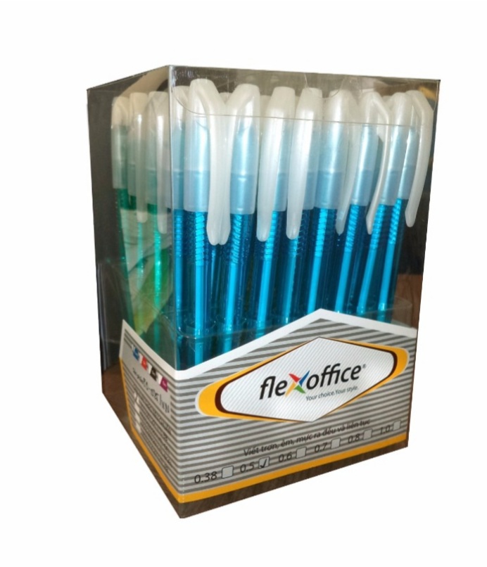 Bút bi 0.5 mm cyber flexoffice fo-025 - mực đen.