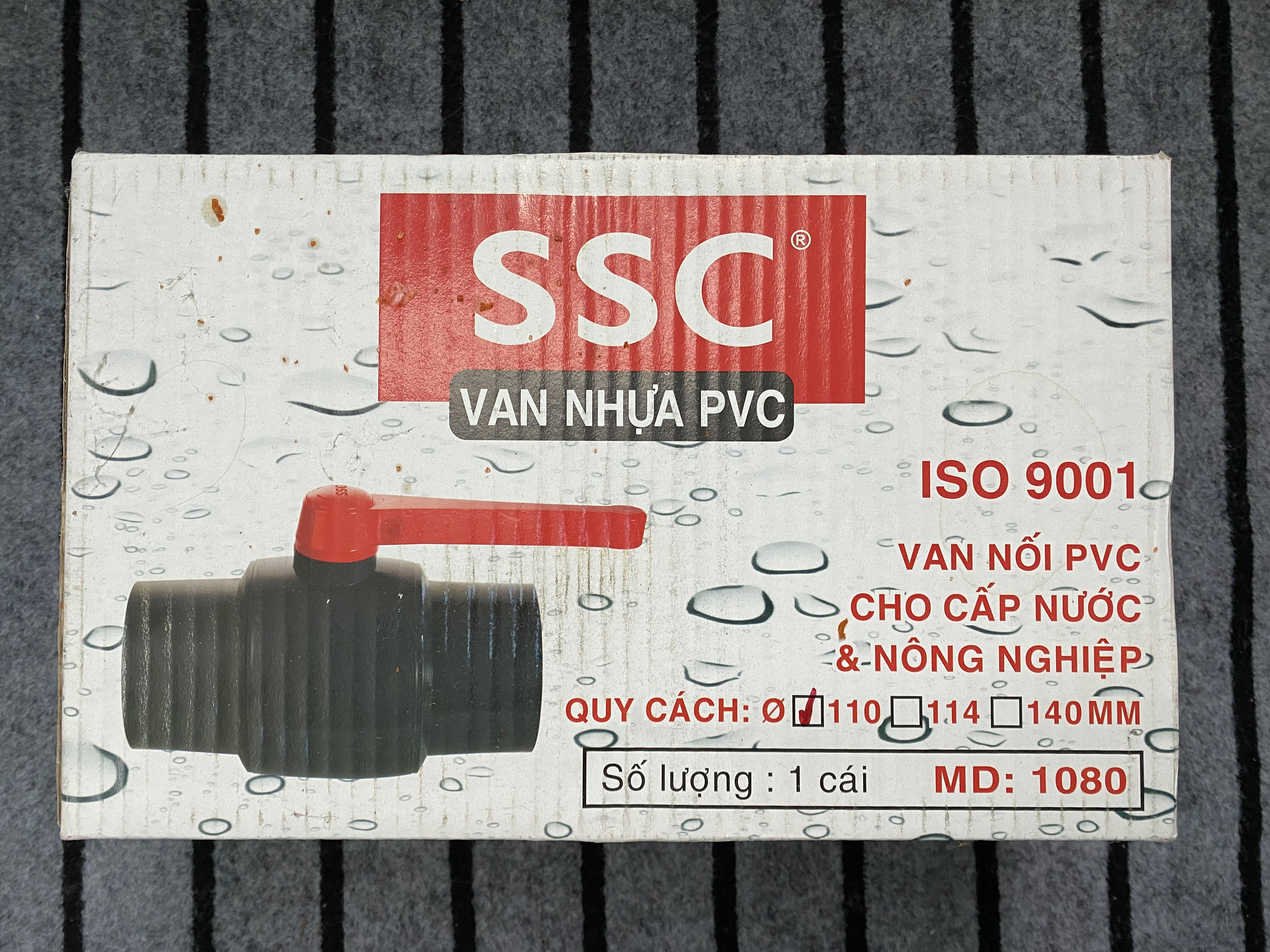 Van nhựa PVC SSC phi 110