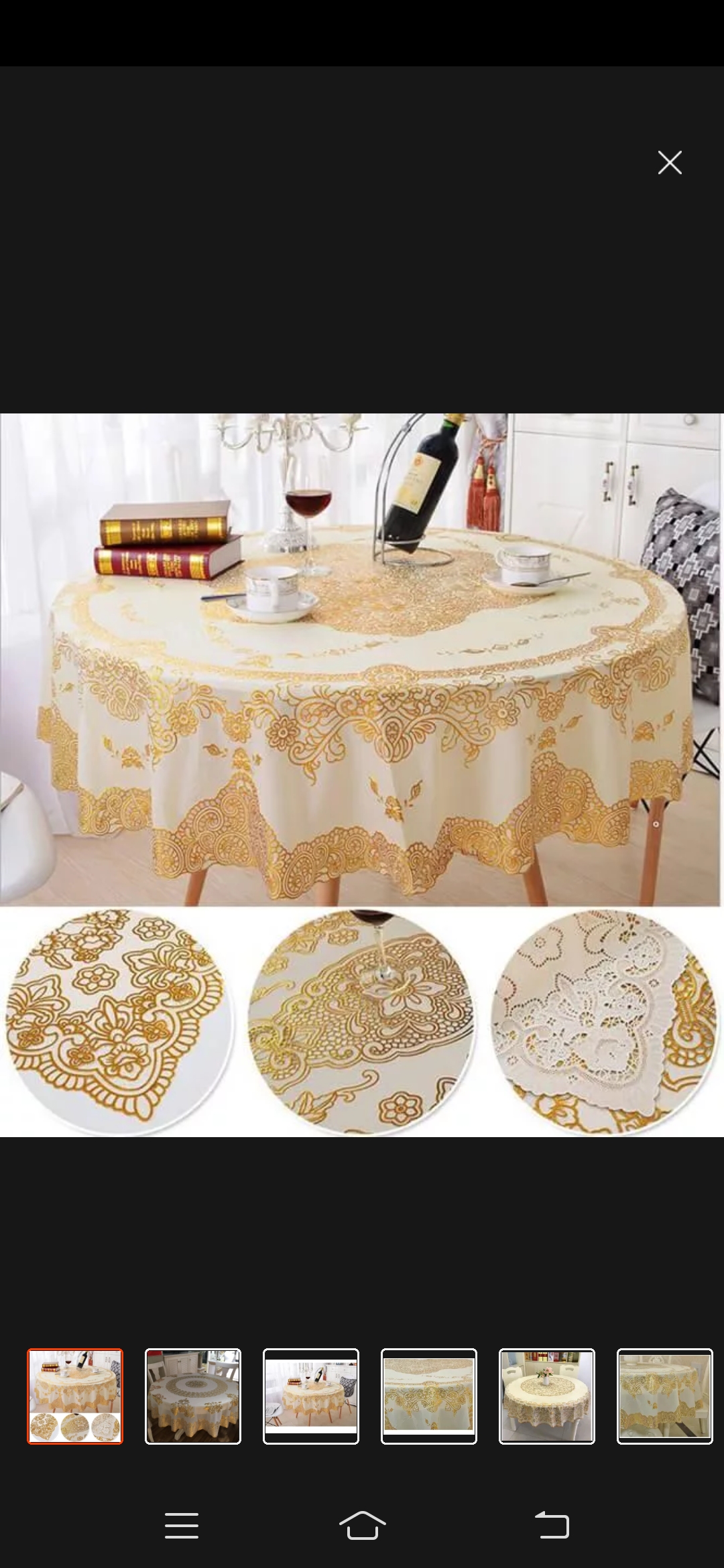 Khăn trải bàn tròn 150cm