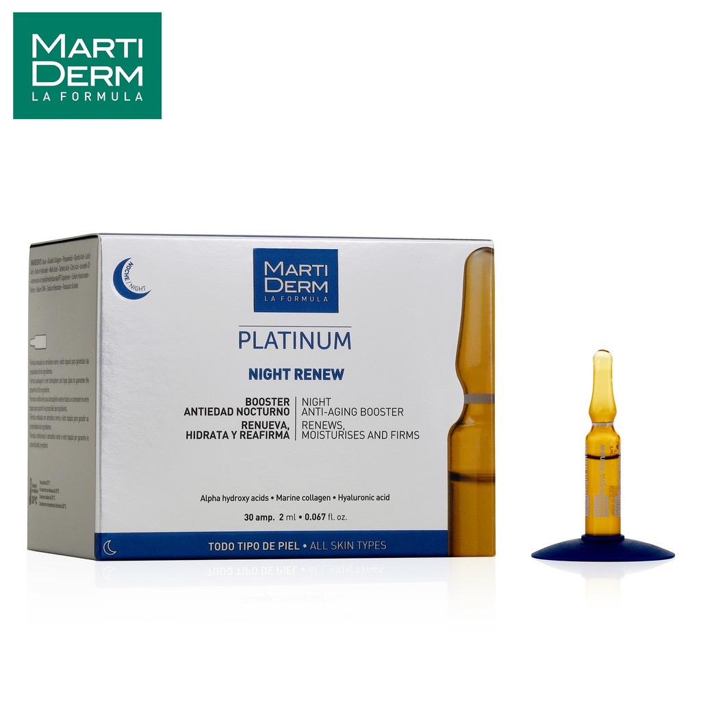 Martiderm Platinum Night Renew Ampoule 30 PC main image 1