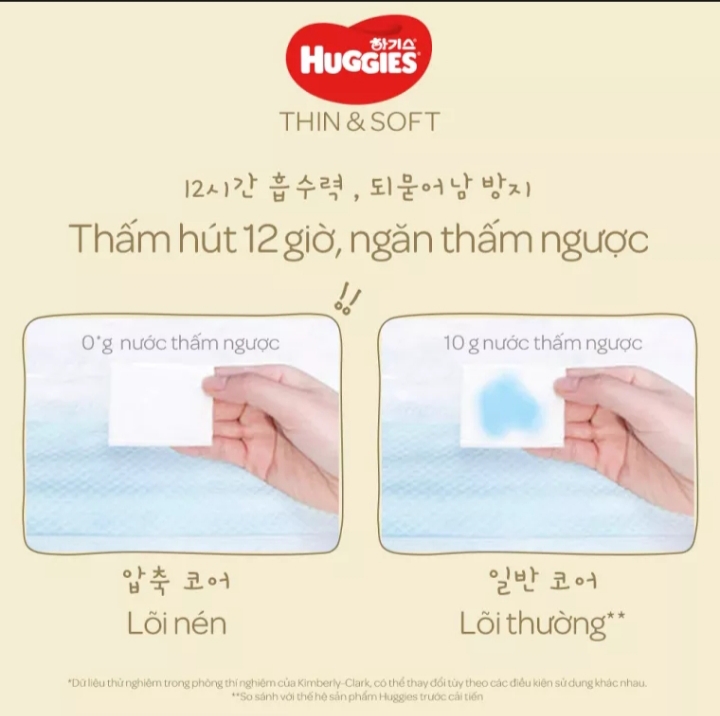 Tả Huggies hàn quốc thin & soft
 Tả dán size M-L