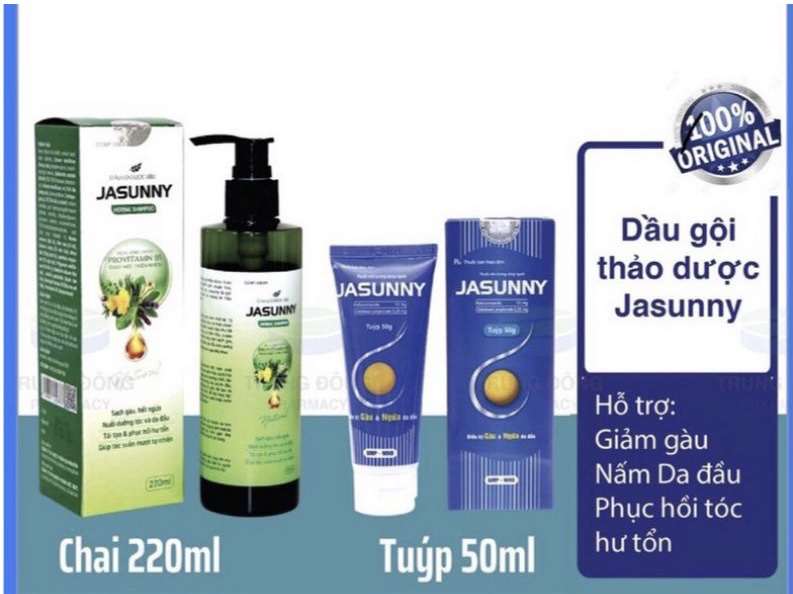 Dầu gội dược liệu Jasunny [chai 220ml]