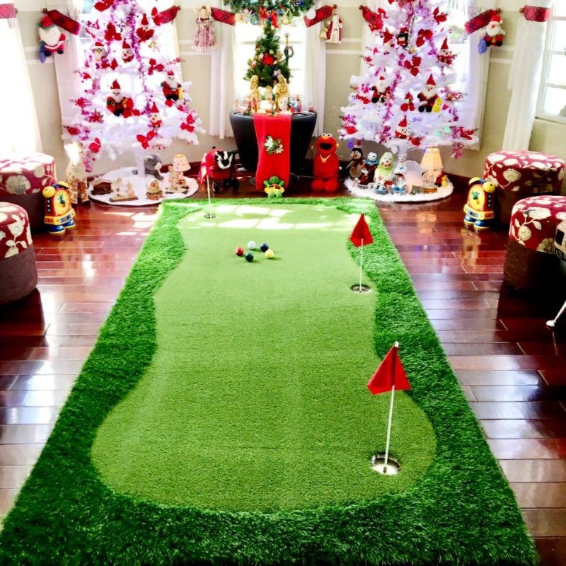Thảm tập putting golf eco.kích thước: 1,3m x 2.6m. kèm 3 hố cờ inox , chất lượng cao , đế cao su 15mm