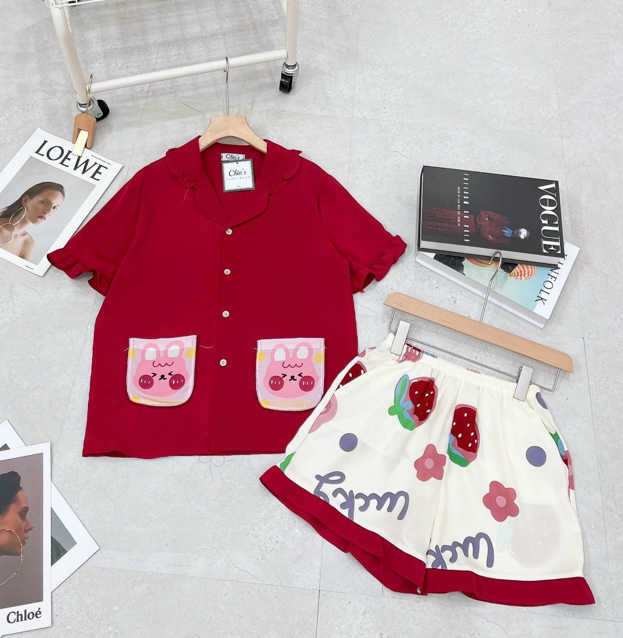 Bộ Pijama đùi vải lụa mango loại 1  siêu mát mịn