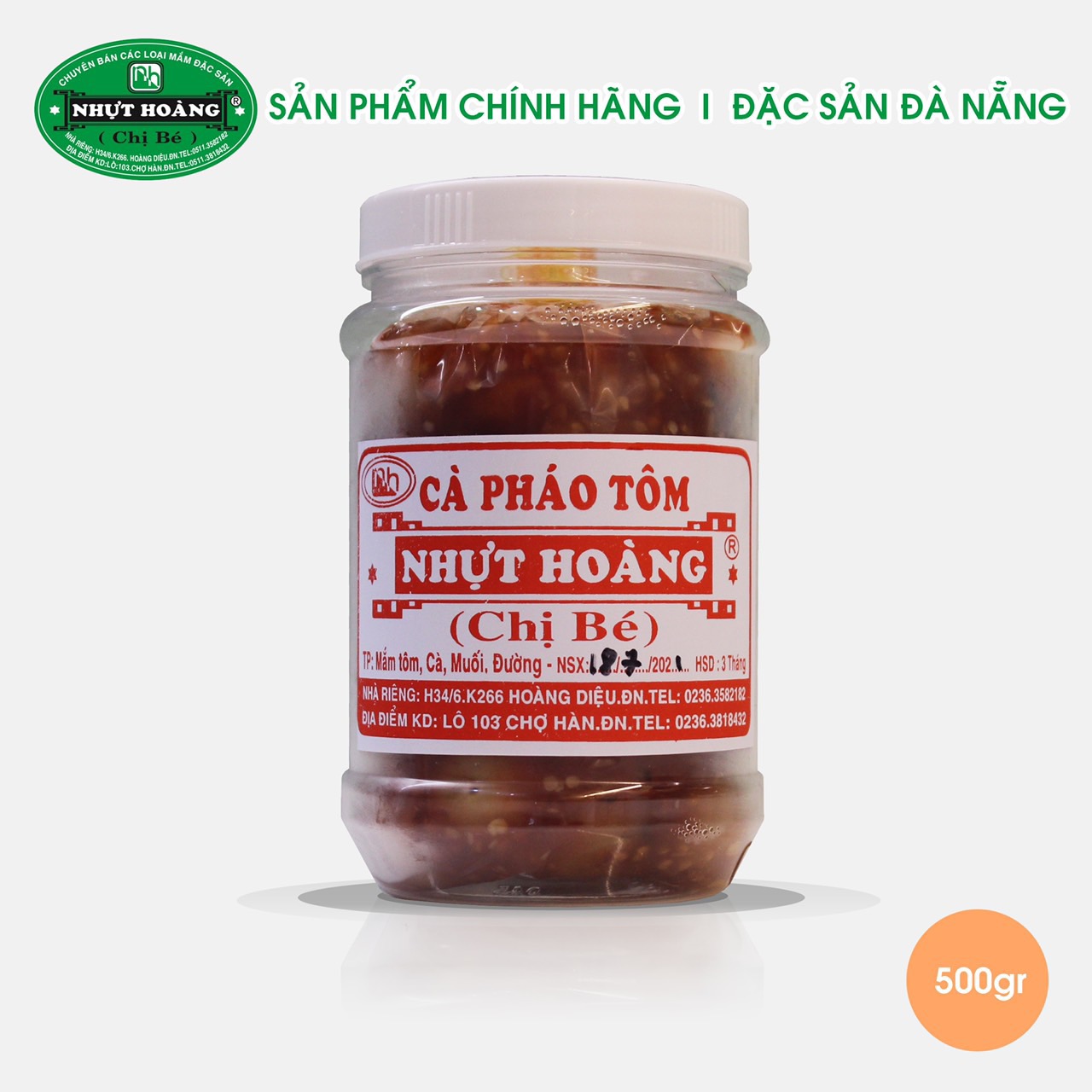 Mắm cà tôm Nhựt Hoàng [ 500 gram ]