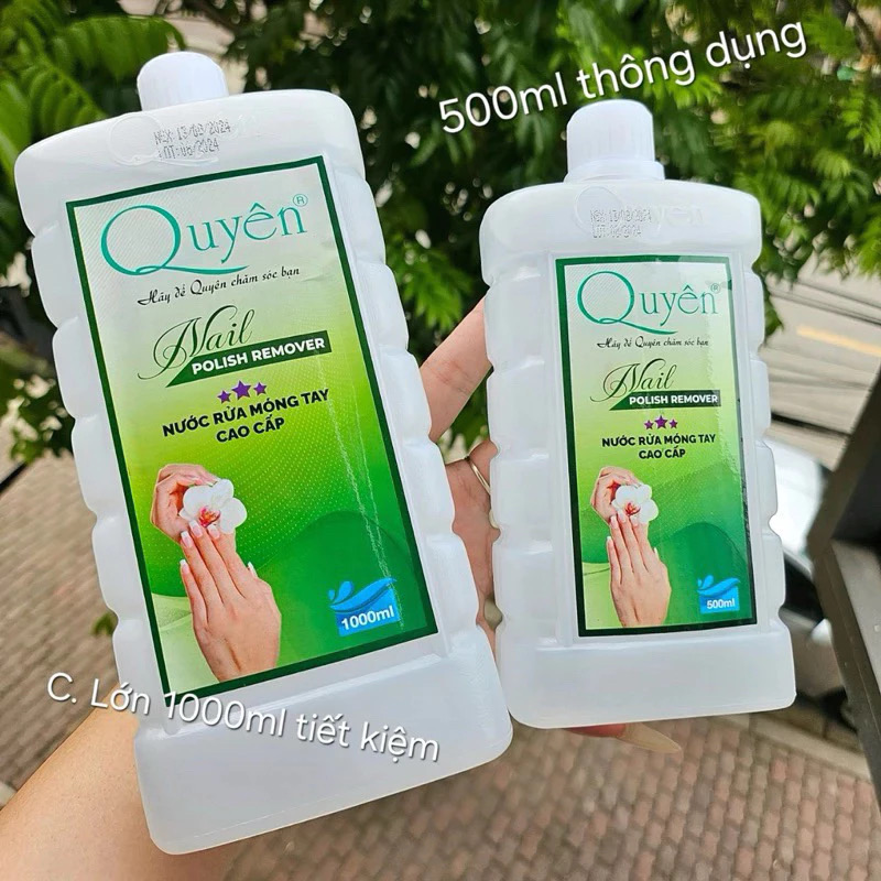 ￼[ Rẻ Vô Địch ] Chai Axeton nước rửa móng tay 1000ml