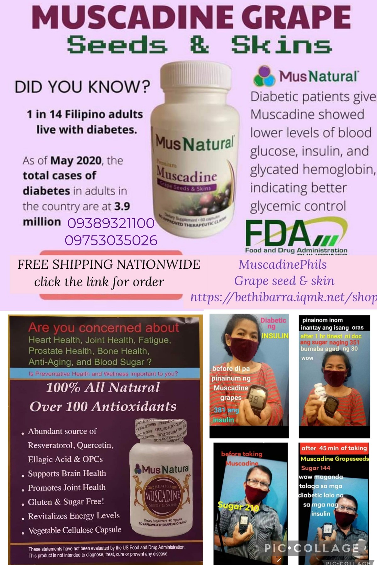 Muscadine Mus Natural Lazada PH