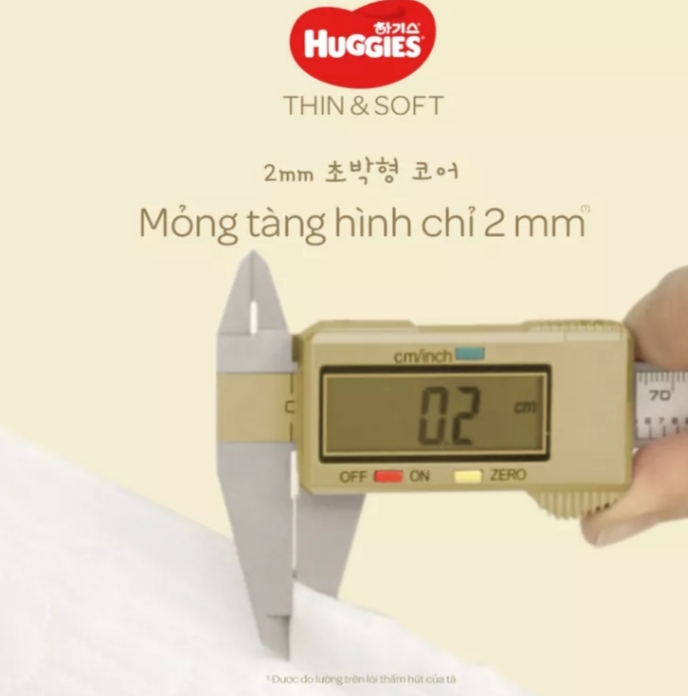 Tả Huggies hàn quốc thin & soft
 Tả dán size M-L