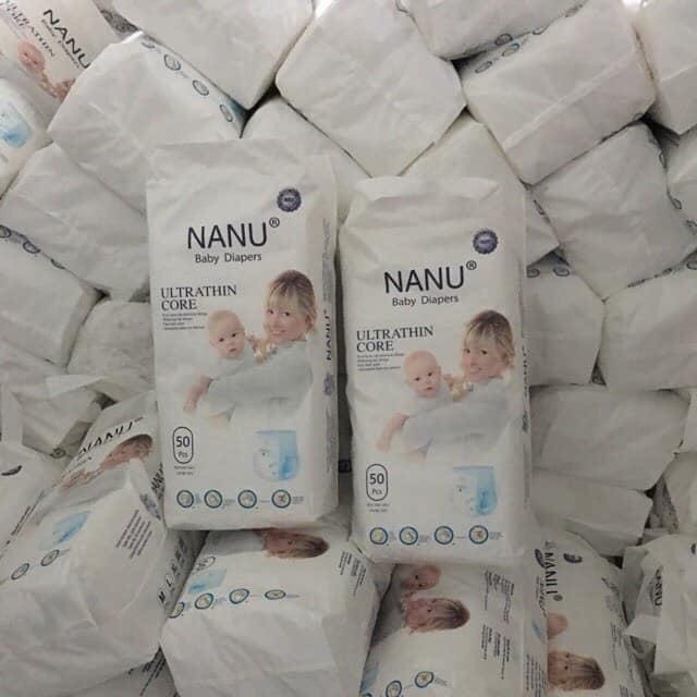 Tã/bỉm Nanu 50M/50L/50XL