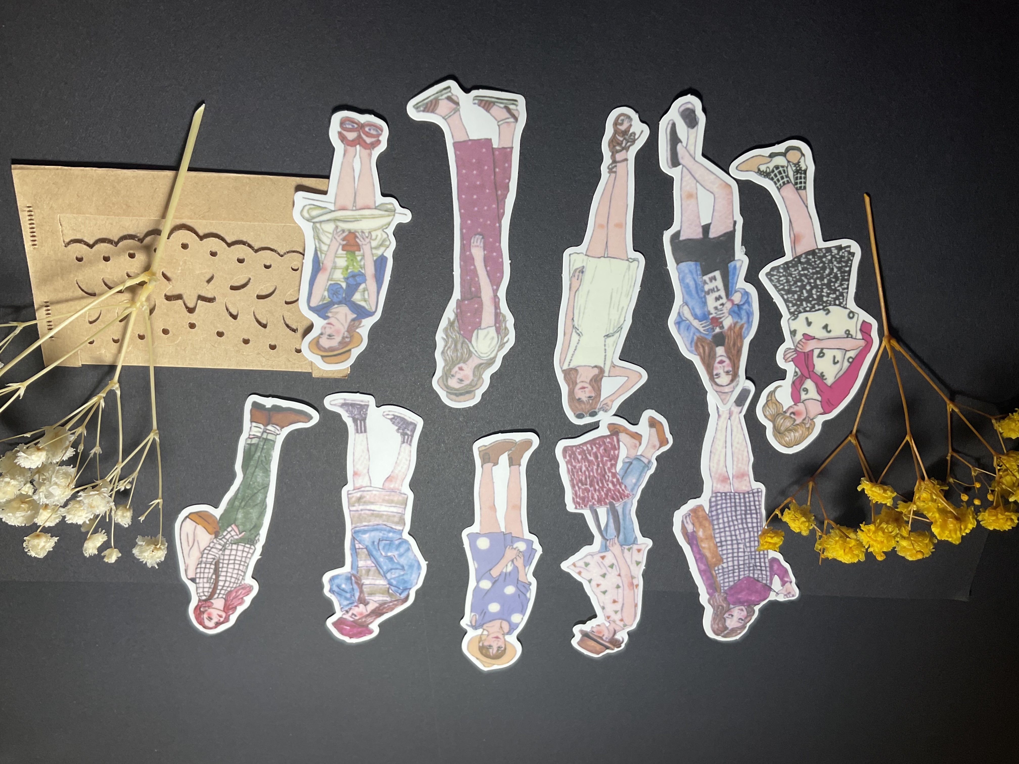 Sticker 10 hình cô gái
