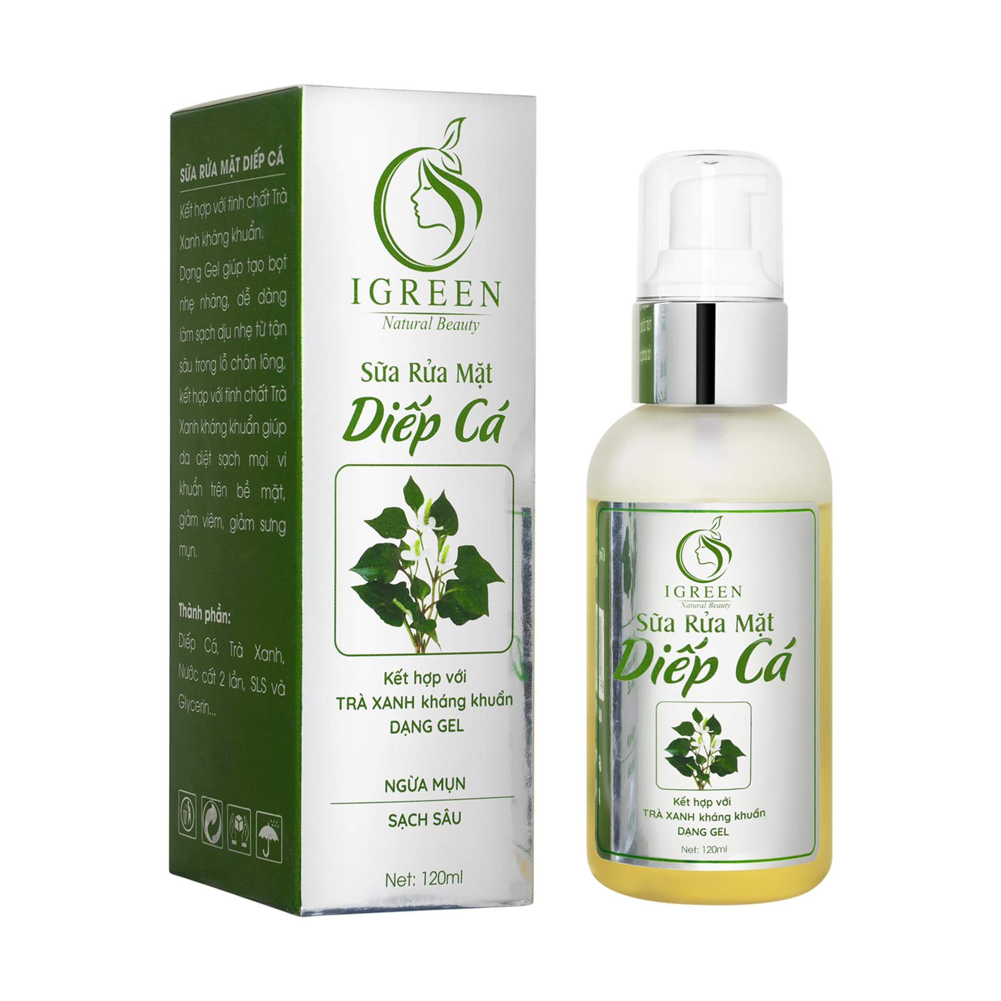 Sữa rửa mặt diếp cá