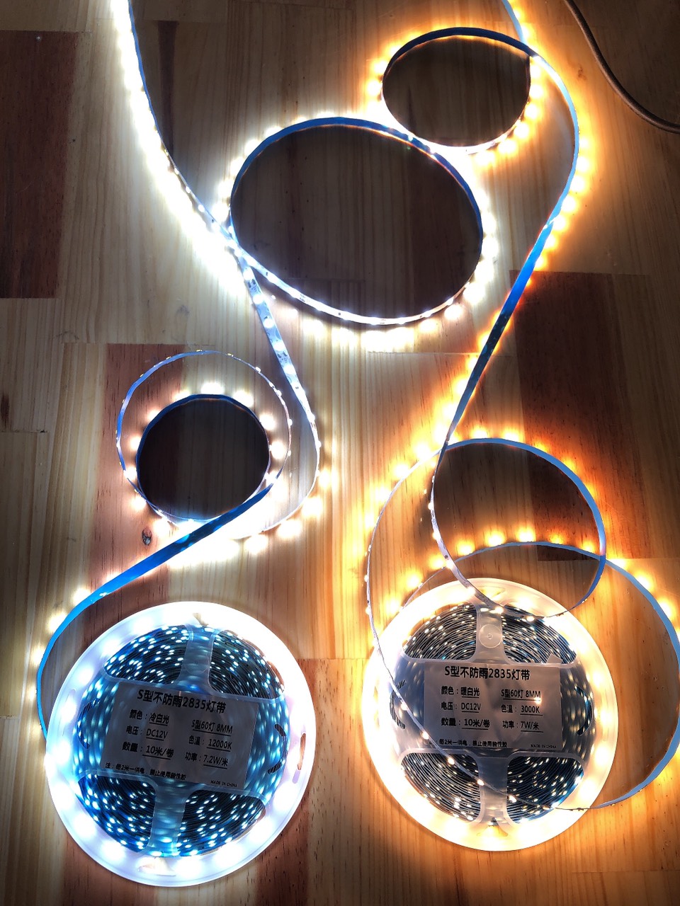 Đèn led dây dán ziczac 2835 12V 10m
