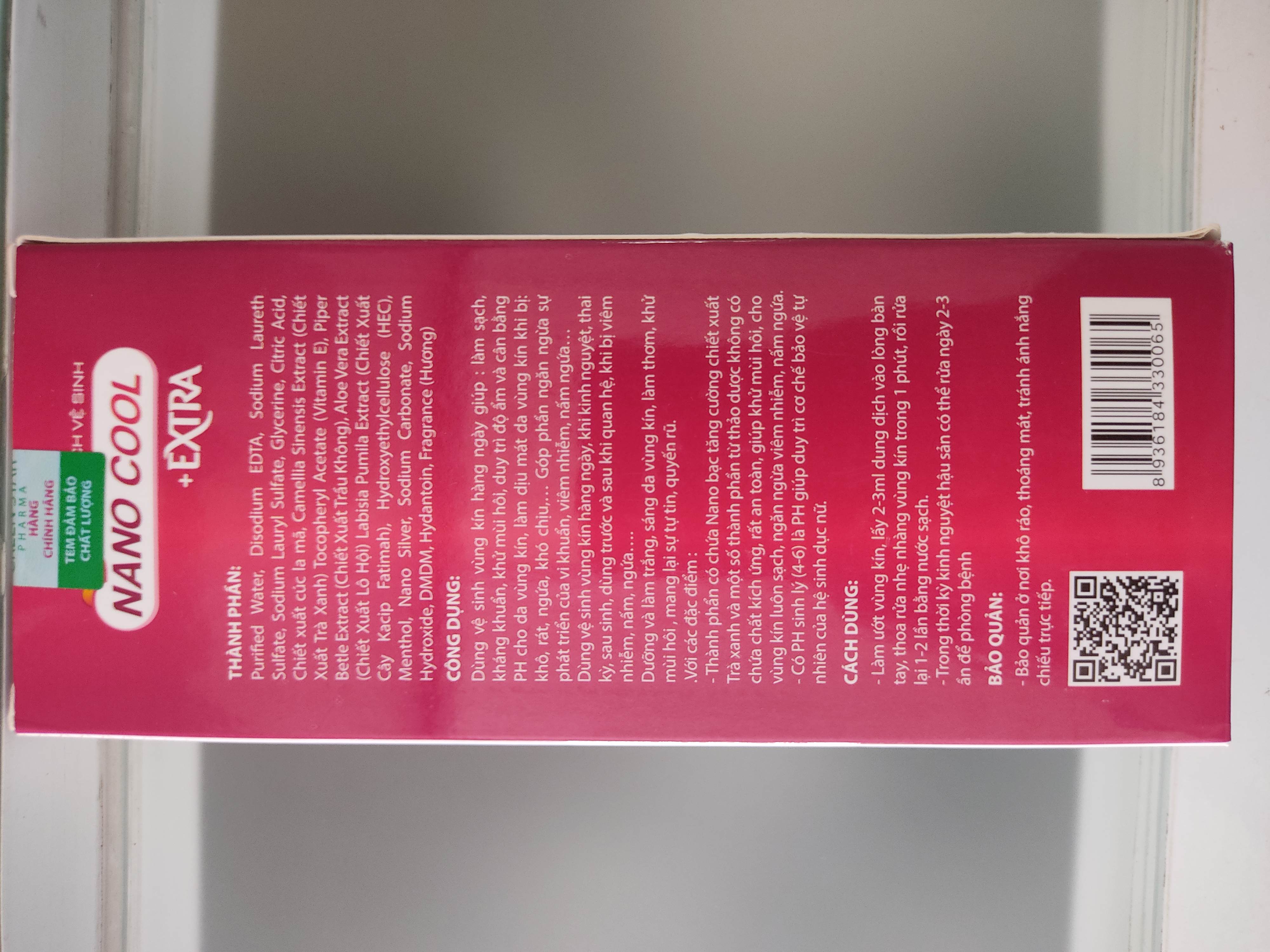 Dung dịch vệ sinh NANO COOL EXTRA- Chai 100ml