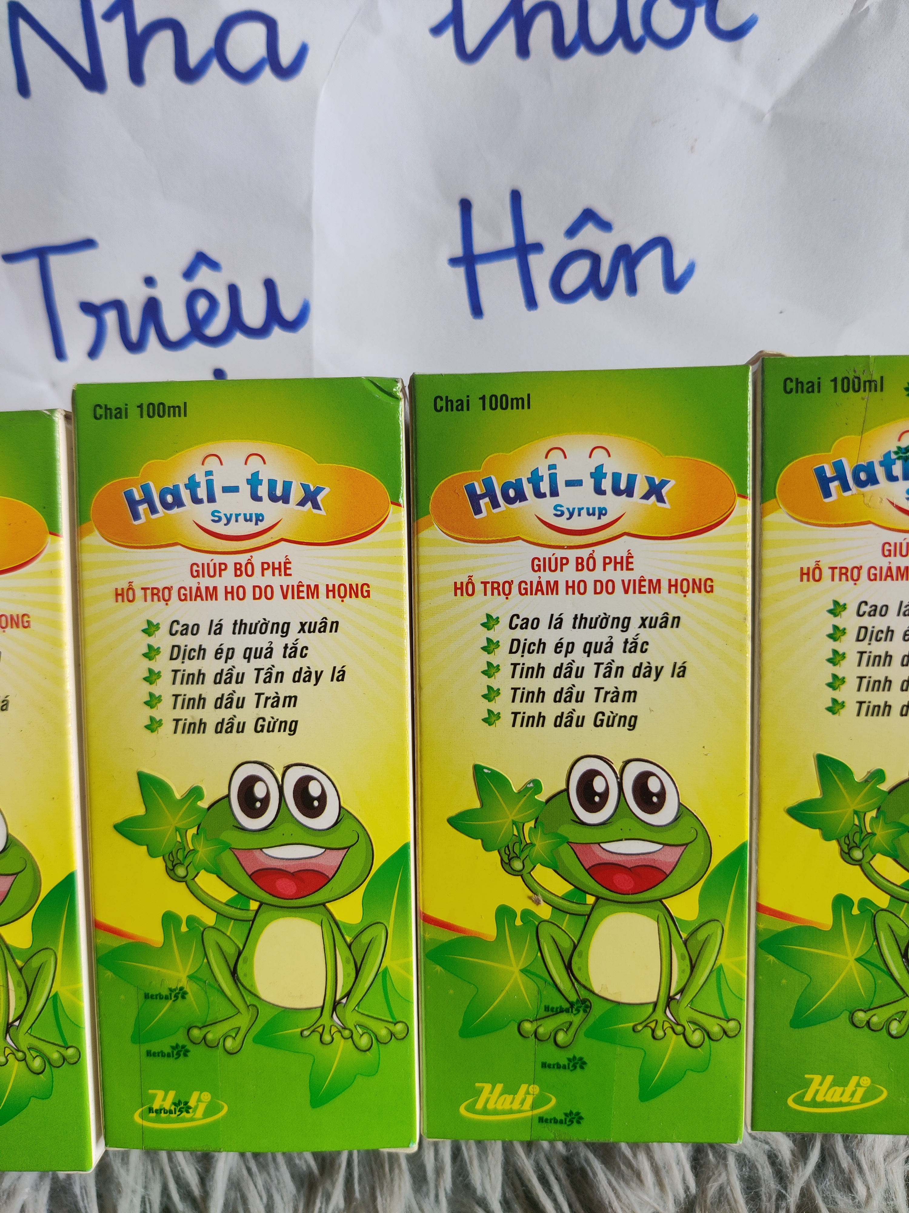 Siro ho hati-tux hỗ trợ giảm ho, longđờm