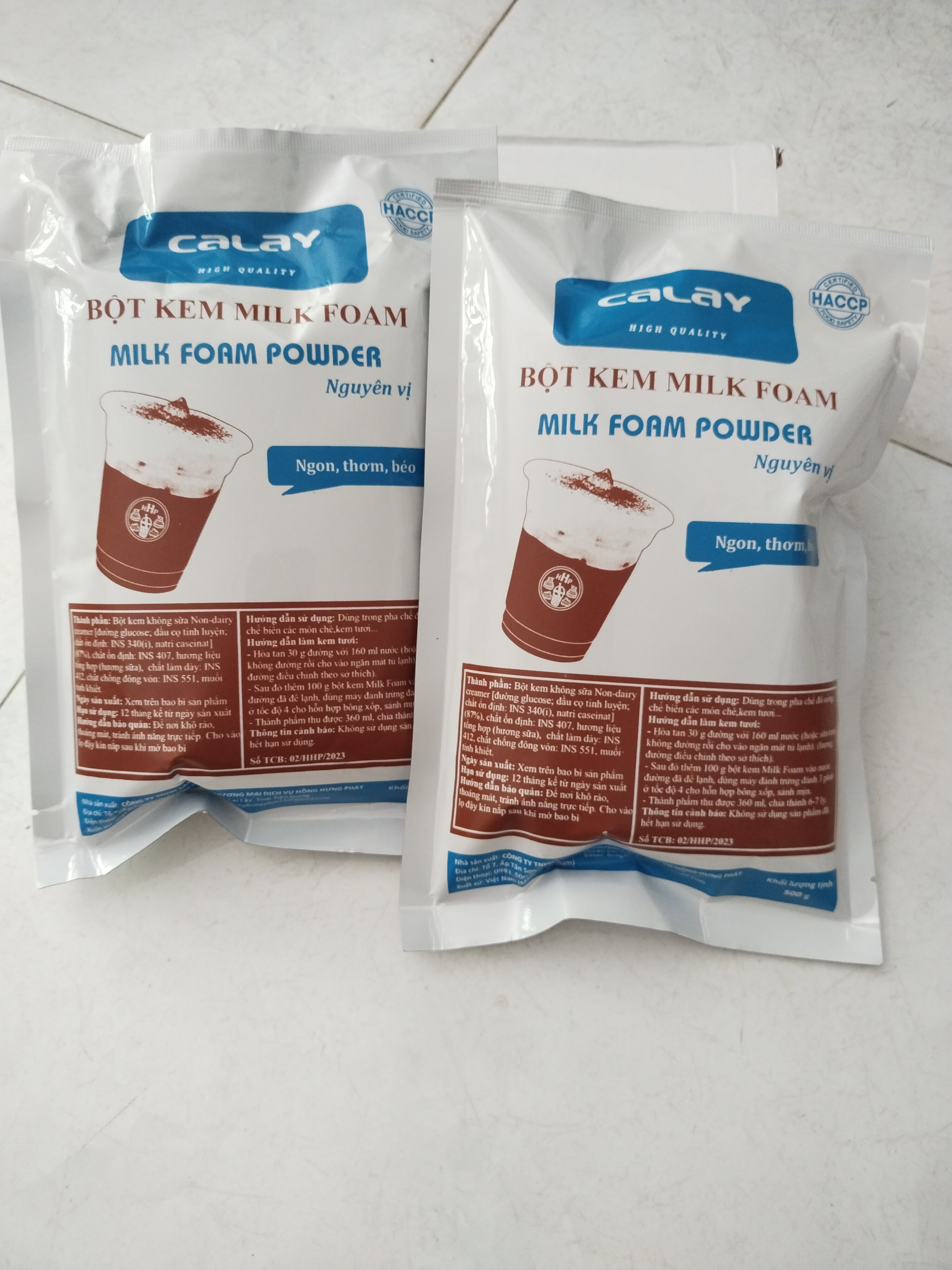 Combo 2 gói Bột Milk Foam _ Váng sữa 500g