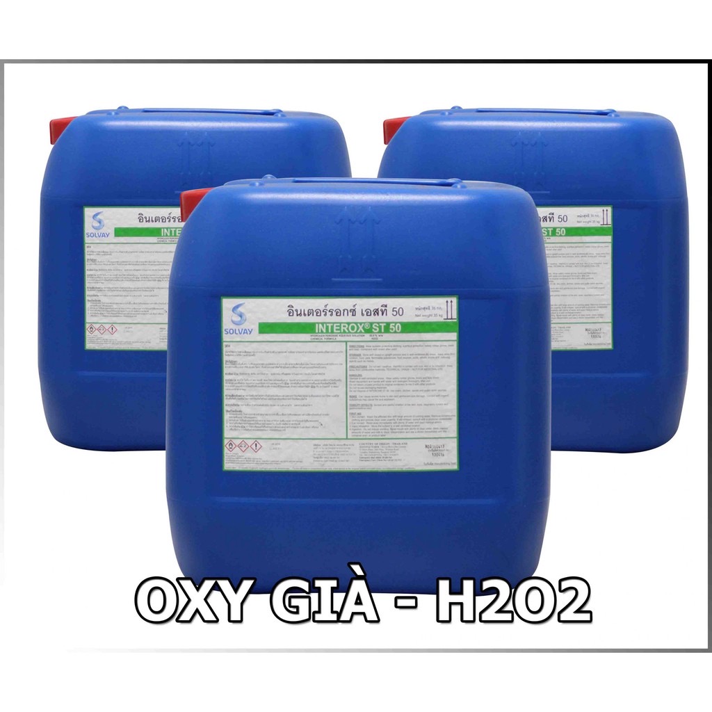 Nguyên can Oxy già H202 50% Thái Lan