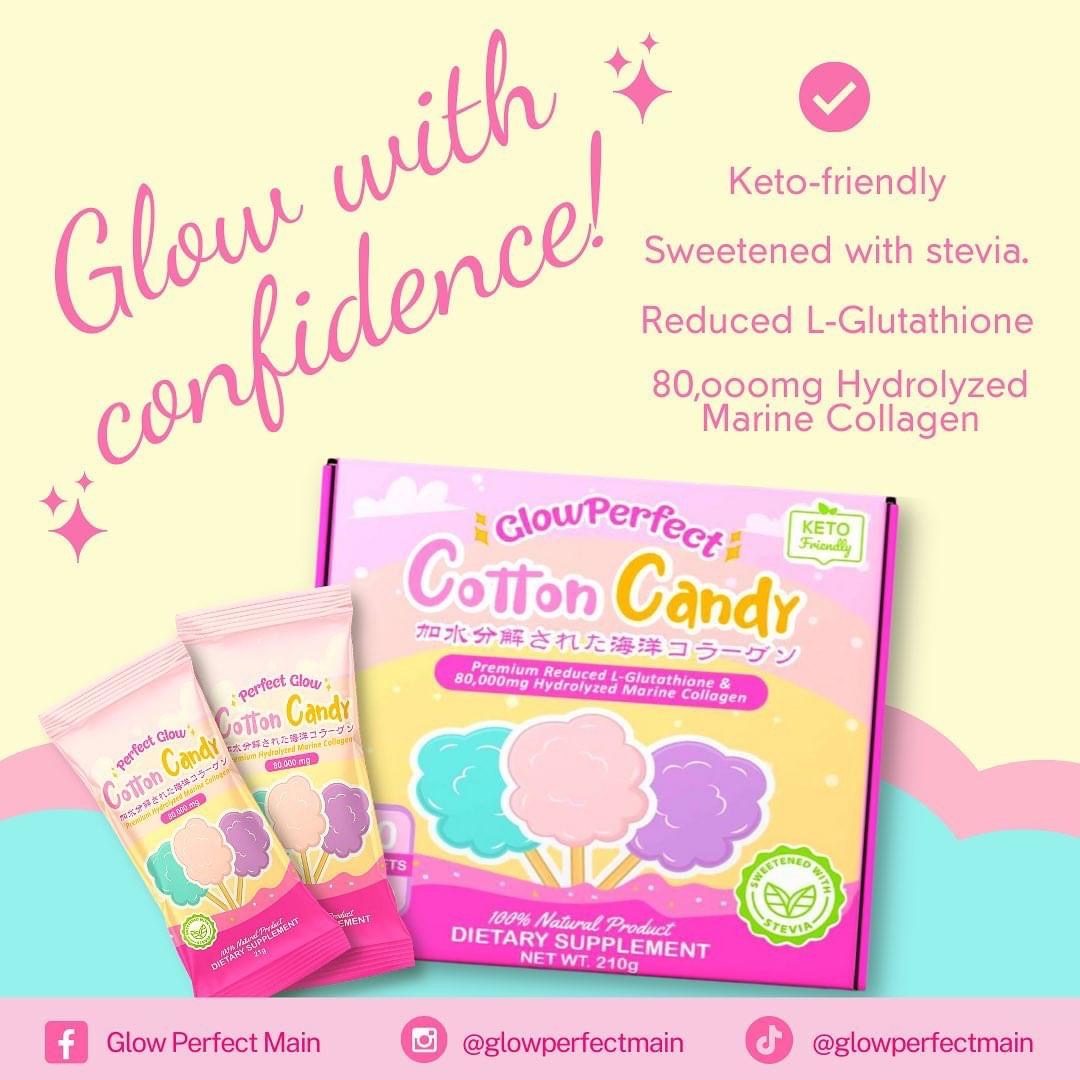 Glow Perfect Cotton Candy Collagen Drink Lazada PH
