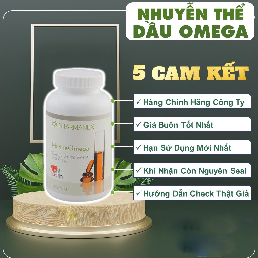 ￼Thực Phẩm bảo vệ sức khỏe Nuskin Marine Omega (120 viên)