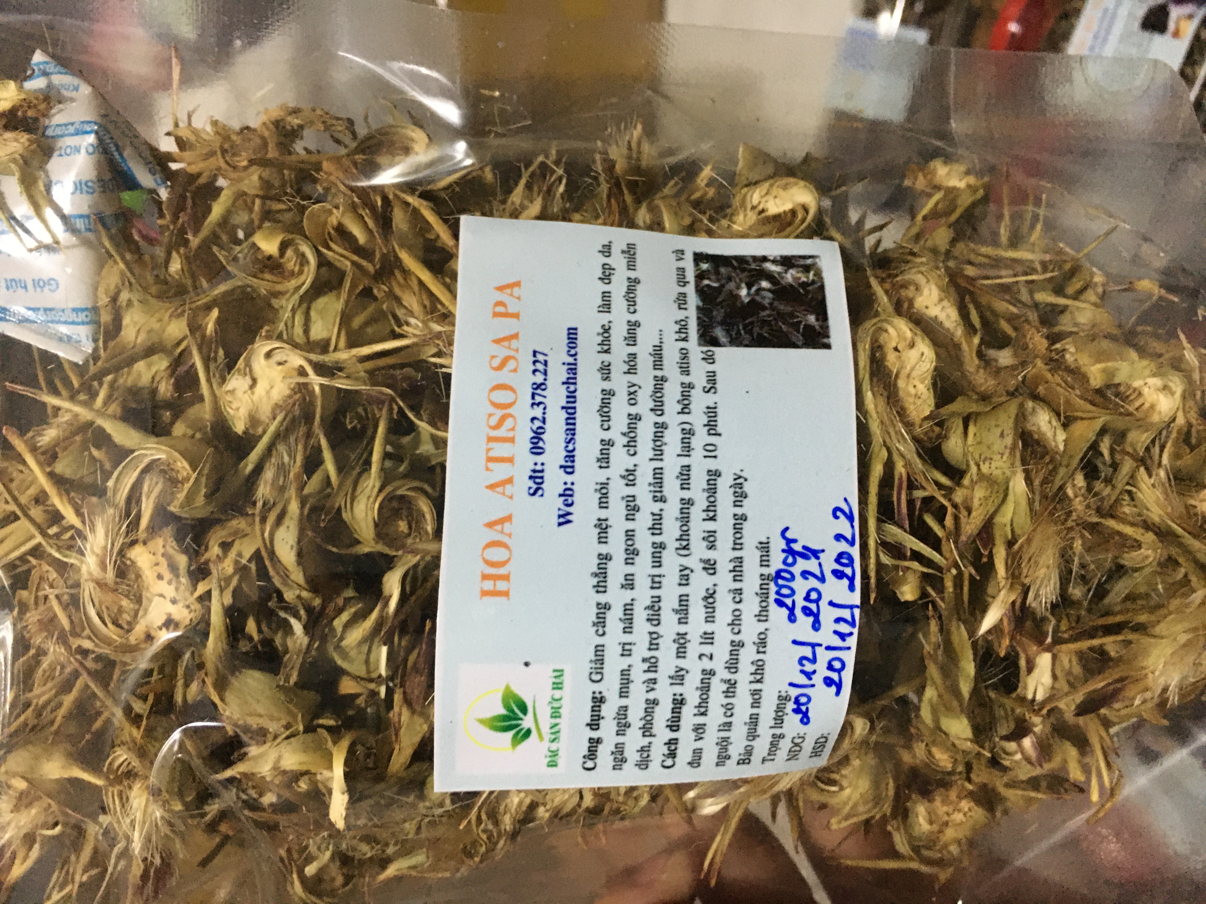 Trà hoa atiso Sapa 200gr