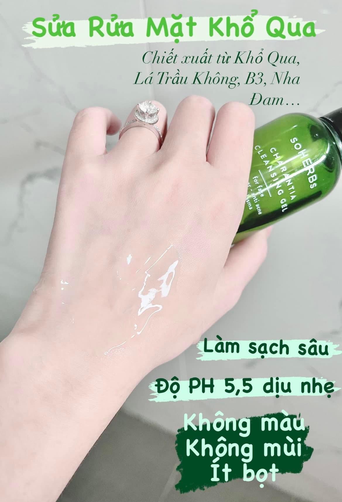 Sữa Rửa Mặt Khổ Qua soHERBs