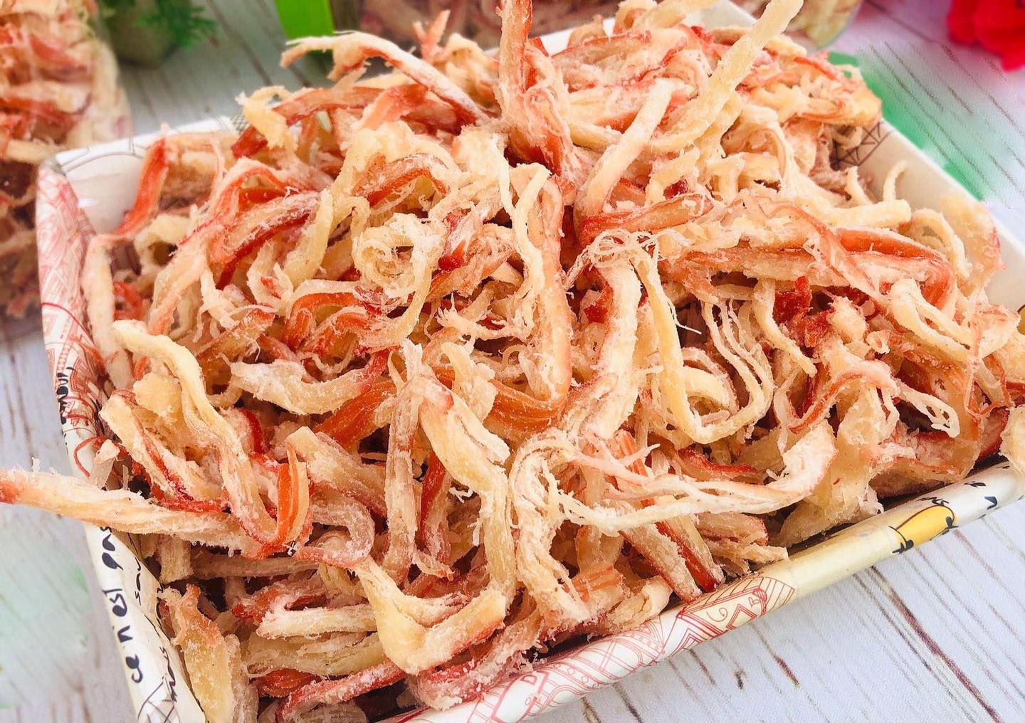 MỰC XÉ SỢI HẤP NƯỚC CỐT DỪA
