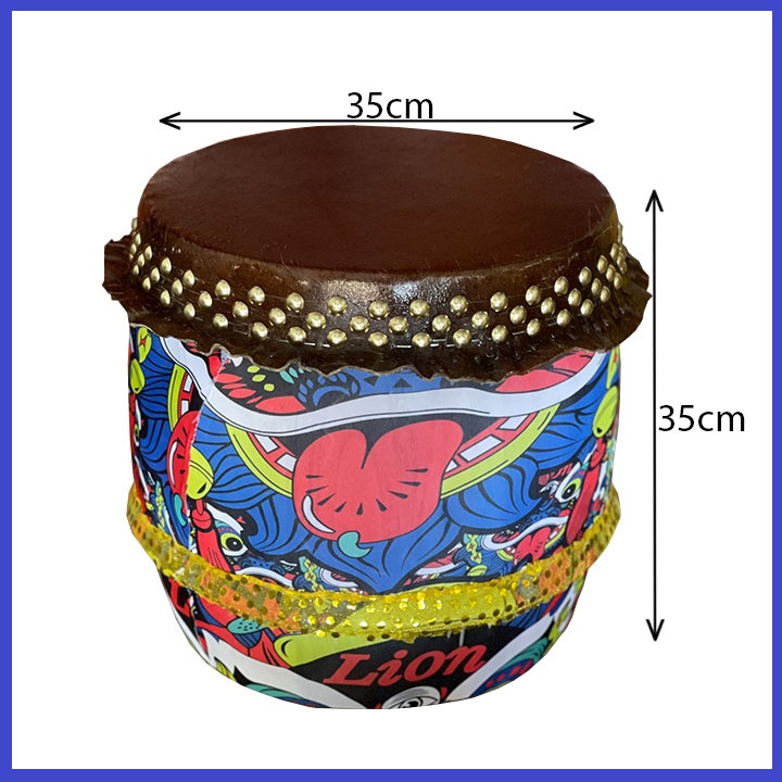 Trống múa lân cao cấp kích thước 35cm
