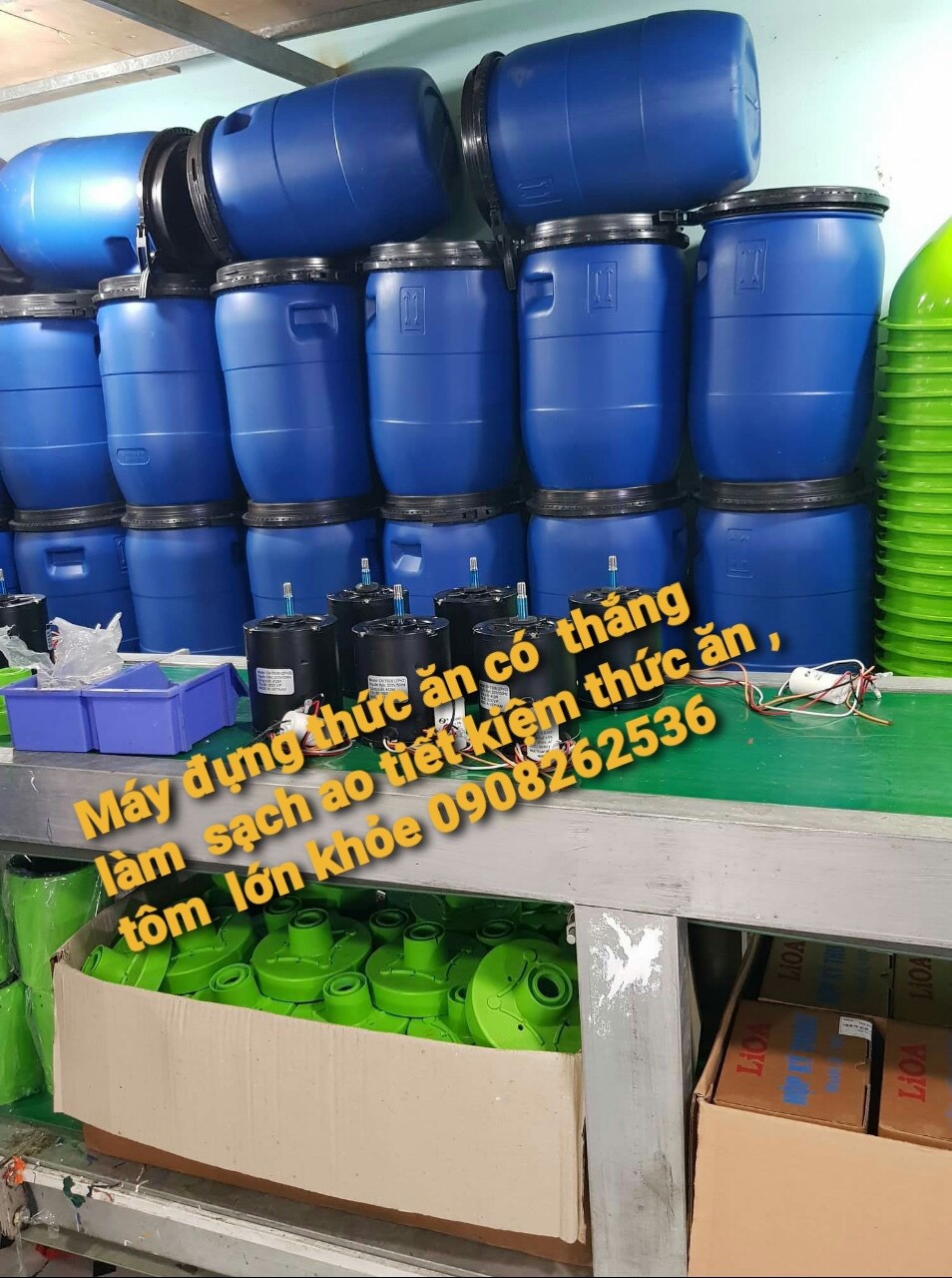 Máy nuôi tôm cá ăn thông minh BH 12 tháng