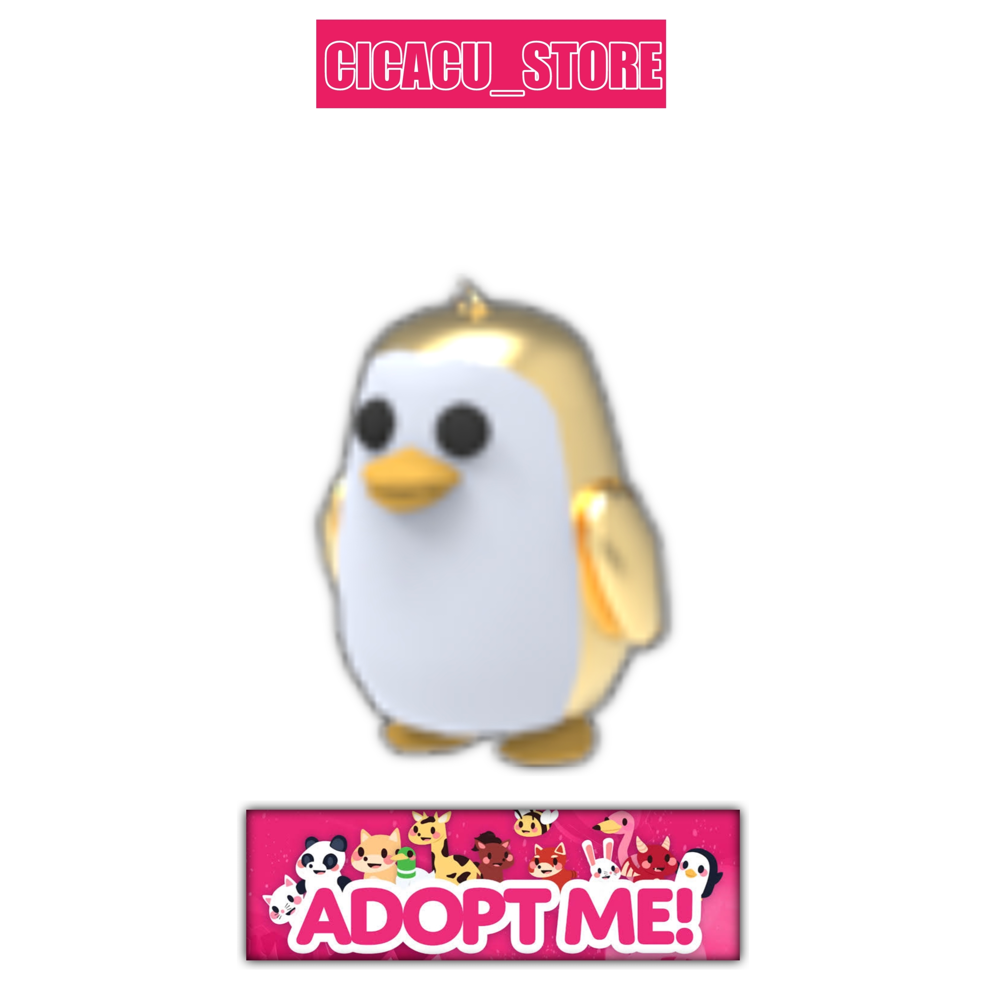 Adopt Me Pet Golden Penguin Roblox (Bonus Petwear) Lazada Indonesia