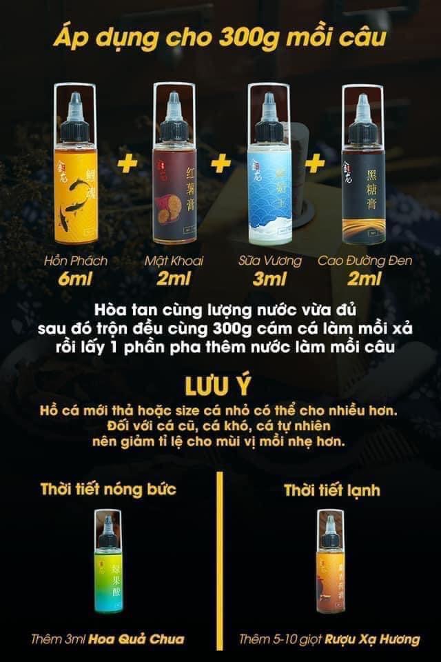 Bộ Tinh Mùi Câu Cá Kim Long Chép