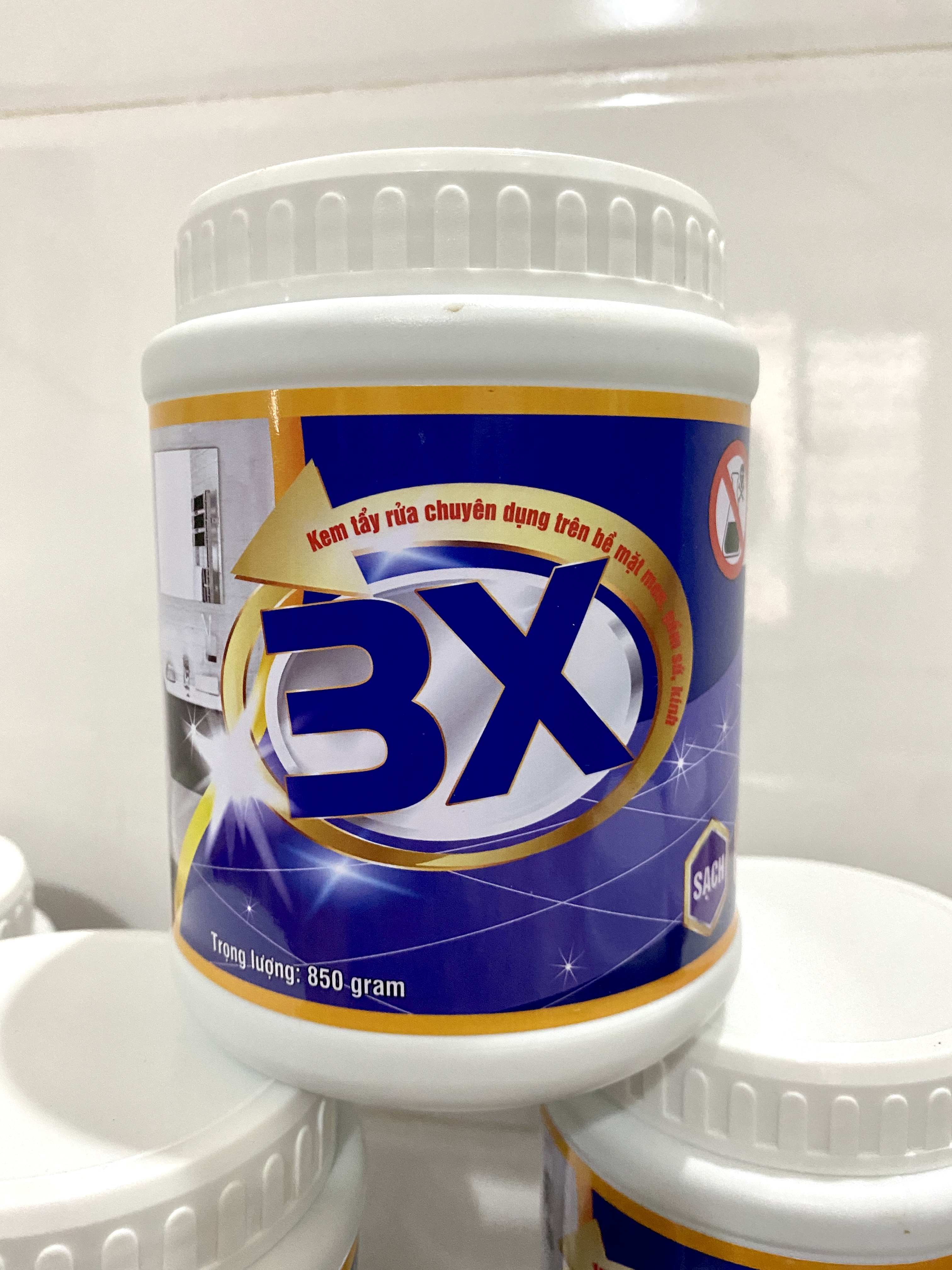 Kem tẩy gạch men 3X 850ml