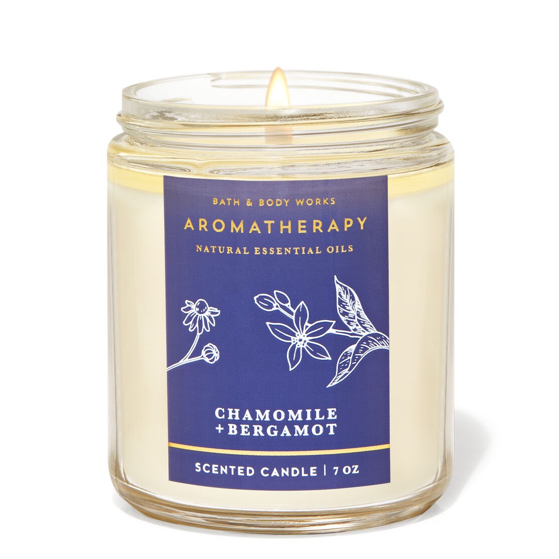 Nến thơm (1 bấc) Chamomile + Bergamot BBW