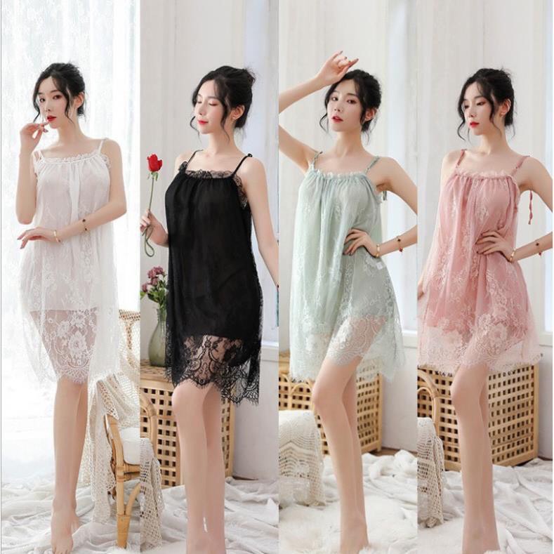 Váy ngủ 2 dây ren xinh xắn