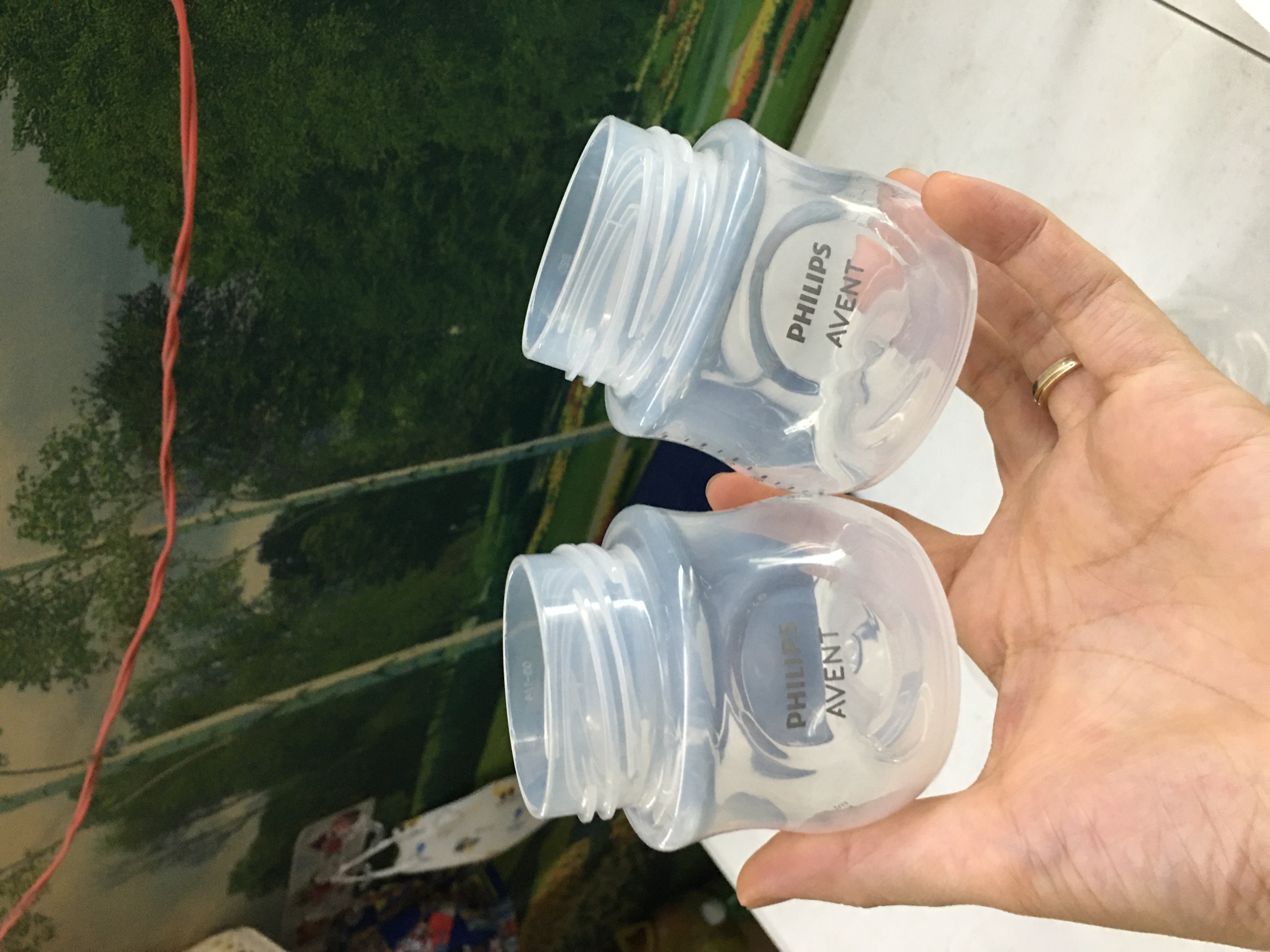 Thân bình sữa avent 125ml trắng mẫu mới