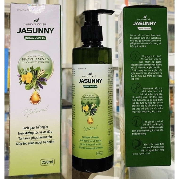 Dầu gội dược liệu Jasunny [chai 220ml]