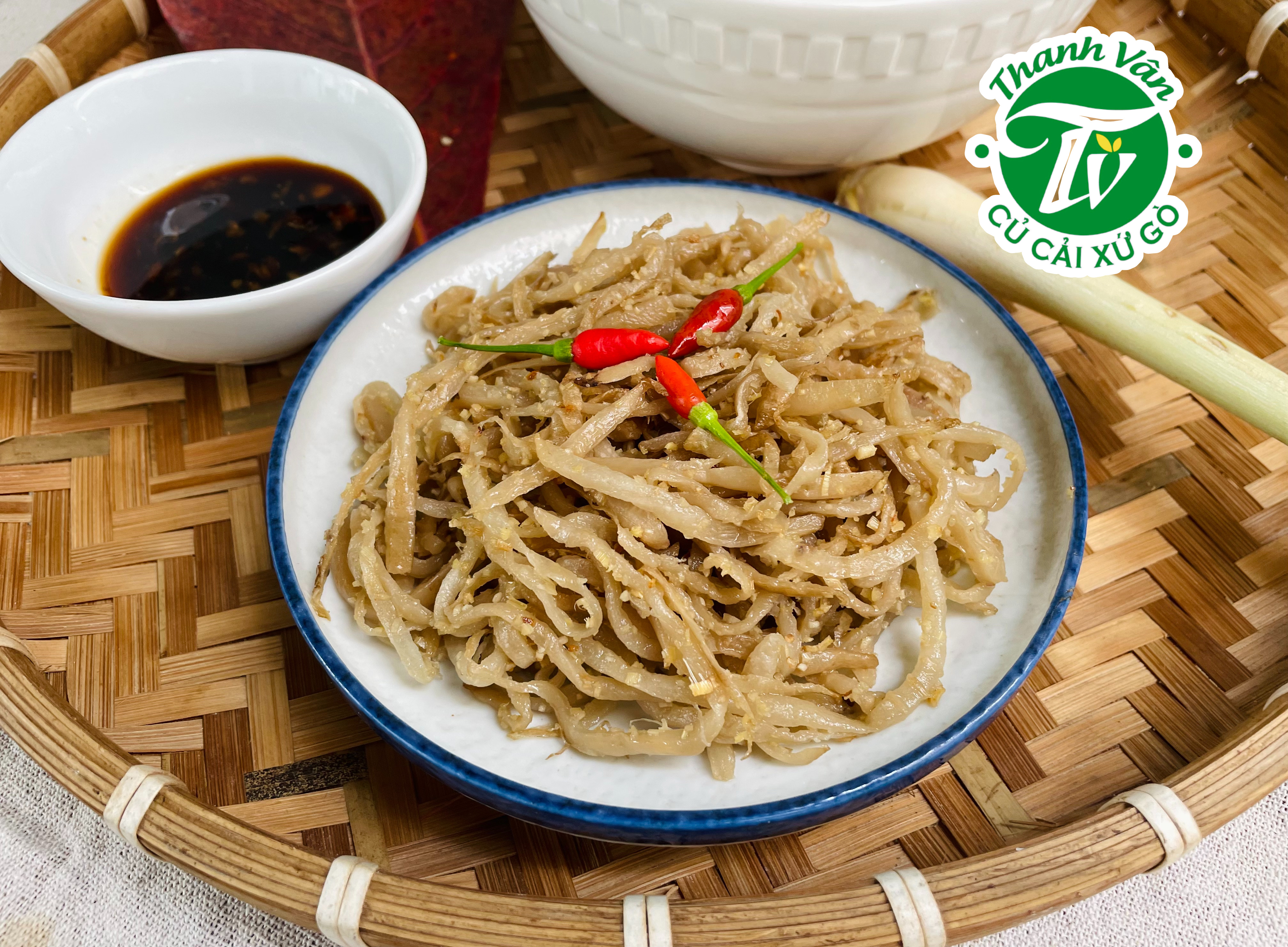Củ cải muối sợi/xá bấu Thanh Vân Gò Công - 500gr