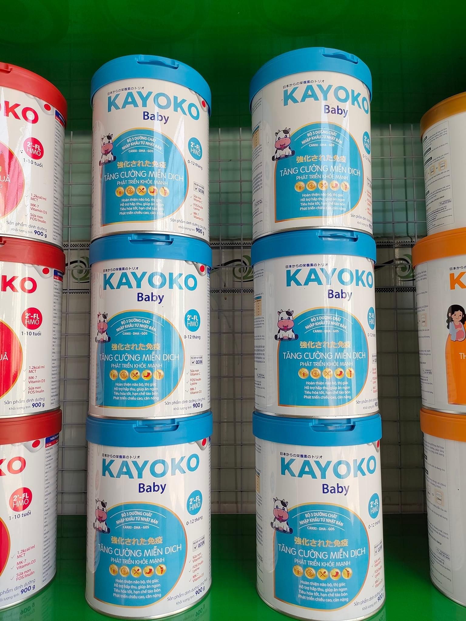 Sữa kayoko cho bé 0-12 tháng 
Đate 2025